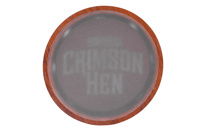 Crimson Hen Tip Over Glass/Slate product image
