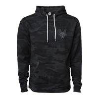 Pitch Black Camo Hoodie